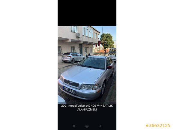 Sahibinden Volvo S40 1.8 2001 Model