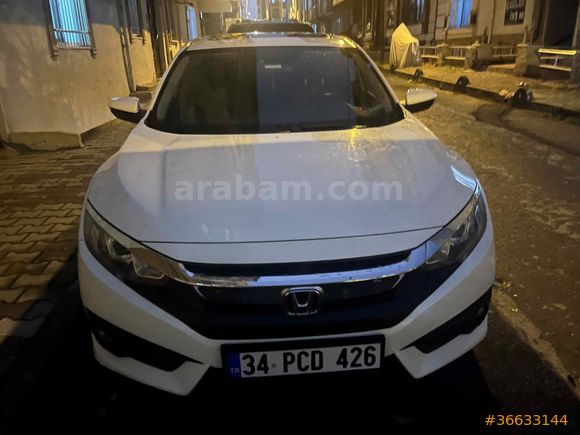 Sahibinden Honda Civic 1.6 i-DTEC Elegance 2018 Model  60.000 km Beyaz