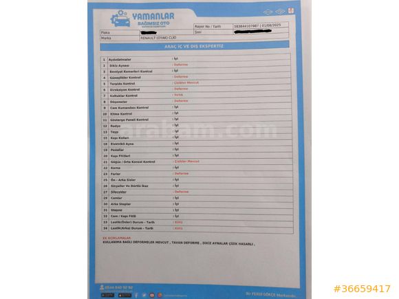 Renault Clio 1.5 dCi Joy 2012 Model ACİL!!