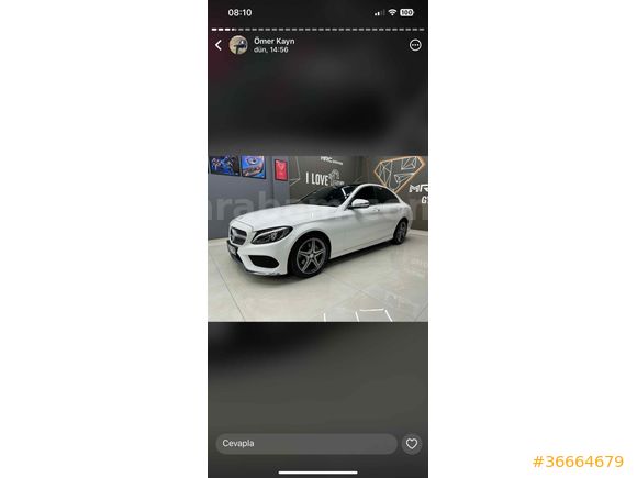 Sahibinden Mercedes - Benz C 200 D AMG 2017 Model 