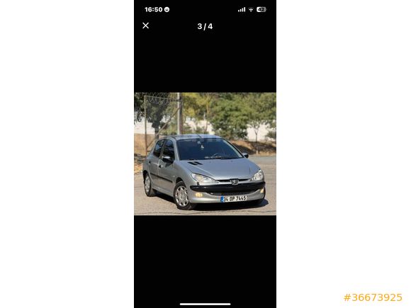 Sahibinden Peugeot 206 1.4 HDi Fever 2006 Model takas olur binek araçlarla muayene yeni.   Hasar kaydı 5.000 tl civarında  