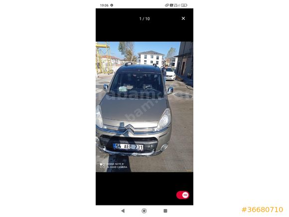 Sahibinden Citroen Berlingo 1.6 HDi Multispace 2014 Model