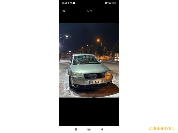 Sahibinden Volkswagen Passat 1.8 T Comfortline 2003 Model Sakarya