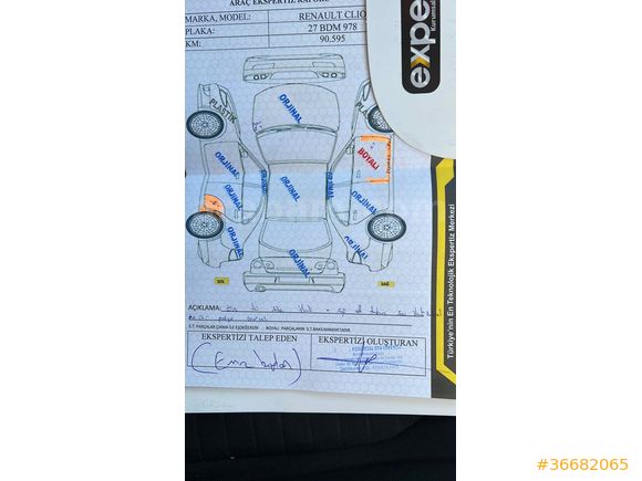 Clio 1.5 dCi GT Line 2015 90 BİN KM 1 Parça BOYALI