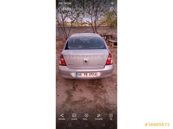 Sahibinden Renault Symbol 1.5 dCi Authentique 2007 Model