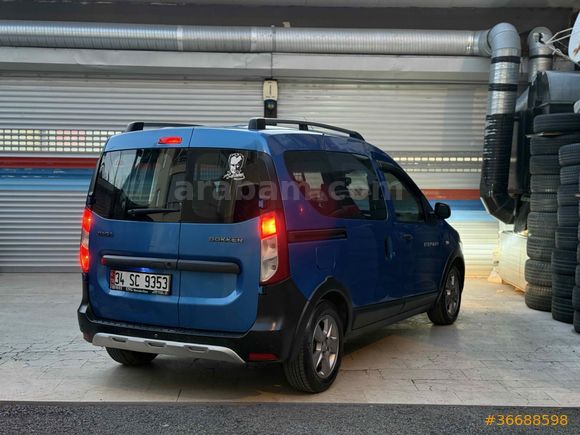 Sahibinden Dacia Dokker 1.5 DCi Stepway 2017 Model  280.000 km Mavi