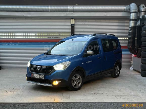 Sahibinden Dacia Dokker 1.5 DCi Stepway 2017 Model  280.000 km Mavi