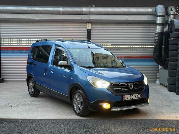Sahibinden Dacia Dokker 1.5 DCi Stepway 2017 Model  280.000 km Mavi