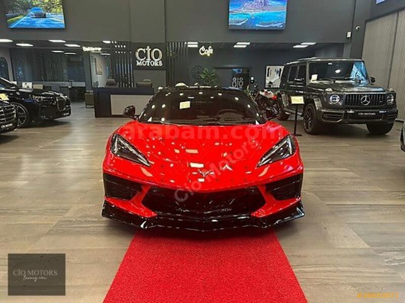 Galeriden Chevrolet Corvette C8 2021 Model İzmir 0 km Kırmızı