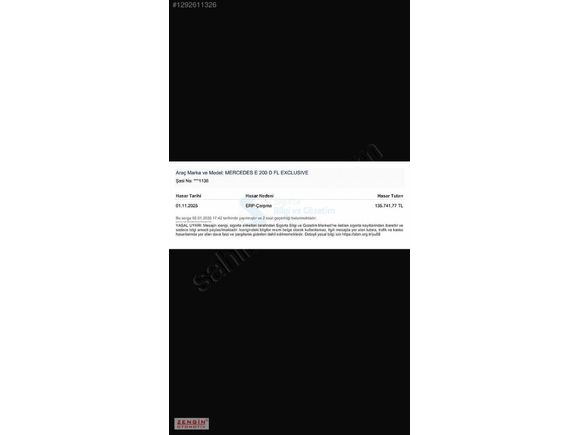 ?ZENGİN den ?K.KARTI 12 AY TK 2023 E 200d EXCLUSIVE BURMESTER