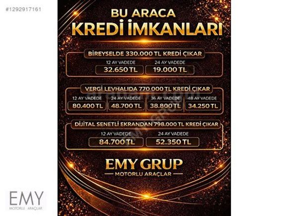 EMY DEN ELEGANCE ÖZEL SERİ (64.000 KM)