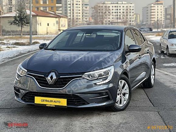 ÇETİNLER AUTO'DAN RENAULT MEGAN 2021 MODEL TOUCH PAKET 165.000KM