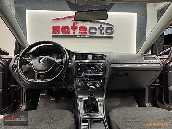Sefa Oto 'dan GOLF 7,5 ÖZEL RENK DEĞİŞENSİZ + 119bin KM