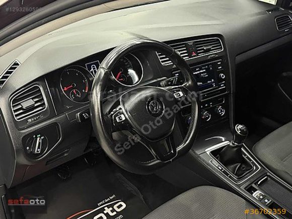 Sefa Oto 'dan GOLF 7,5 ÖZEL RENK DEĞİŞENSİZ + 119bin KM
