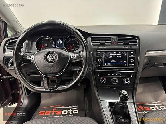 Sefa Oto 'dan GOLF 7,5 ÖZEL RENK DEĞİŞENSİZ + 119bin KM