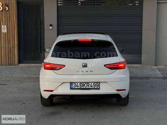 SEAT LEON 1.6TDI-HAYALET/LED FAR STOP/B.EKRAN/G.GÖRÜŞ/CAM TAVAN