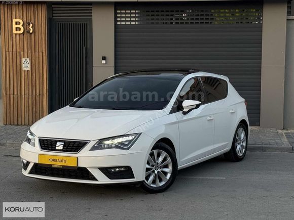 SEAT LEON 1.6TDI-HAYALET/LED FAR STOP/B.EKRAN/G.GÖRÜŞ/CAM TAVAN