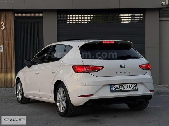 SEAT LEON 1.6TDI-HAYALET/LED FAR STOP/B.EKRAN/G.GÖRÜŞ/CAM TAVAN