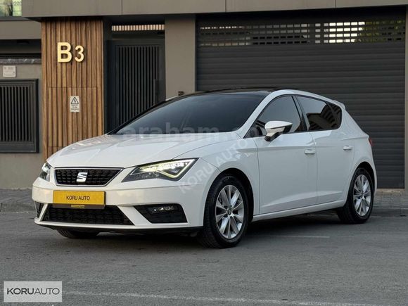 SEAT LEON 1.6TDI-HAYALET/LED FAR STOP/B.EKRAN/G.GÖRÜŞ/CAM TAVAN