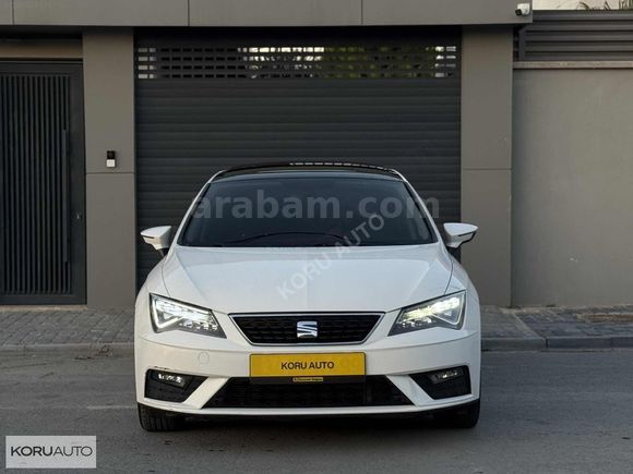 SEAT LEON 1.6TDI-HAYALET/LED FAR STOP/B.EKRAN/G.GÖRÜŞ/CAM TAVAN