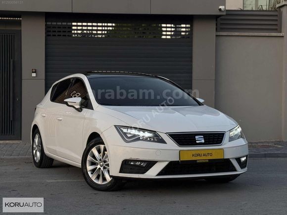 SEAT LEON 1.6TDI-HAYALET/LED FAR STOP/B.EKRAN/G.GÖRÜŞ/CAM TAVAN