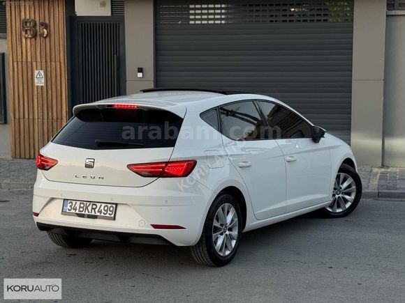 SEAT LEON 1.6TDI-HAYALET/LED FAR STOP/B.EKRAN/G.GÖRÜŞ/CAM TAVAN