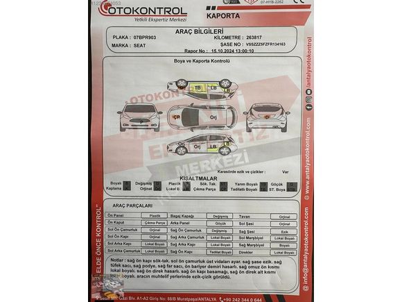 KISMET OTO'dan LEON 1.6 TDİ STYLE DSG -CAM TAVAN-LED FAR STOP-