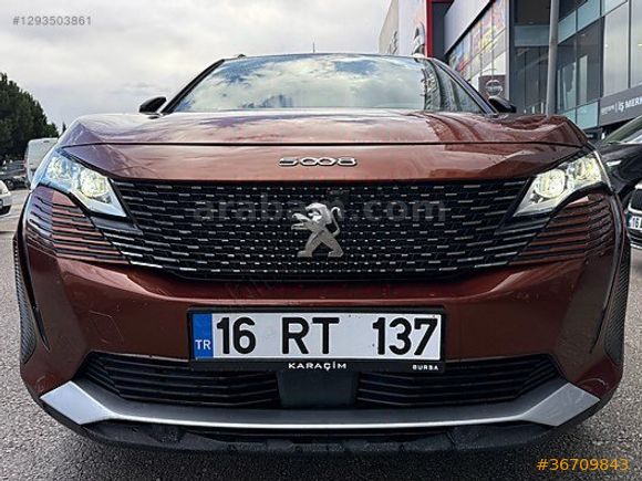 Fırat Karaçim'den Peugeot 5008 GT 7 Koltuklu Focal 2021 Model