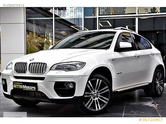 RİTİM MOTORS 2013 BMW X6 4.0D M SPORT BAYİ HATASIZ BOYASIZ