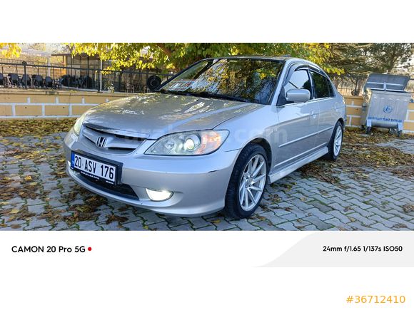 Sahibinden Honda Civic 1.6 i-VTEC ES 2005 Model  318.000 km Gri (metalik)