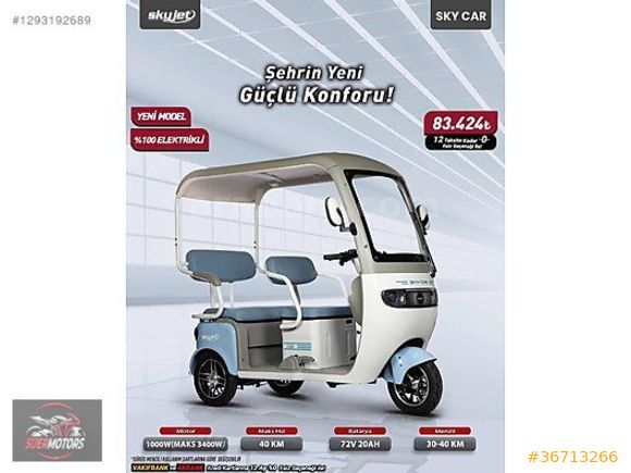 SÜER MOTORS SKYJET-SKY CAR NAKİT ÖZEL HEMEN TESLİM