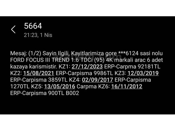 Sahibinden Bakımlı Focus 3 Trend + Hız Sabitleme