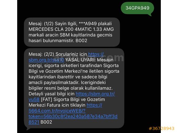 Doktordan ek opsiyonlu CLA 200 AMG+ 4Matic