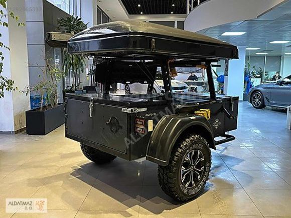 ALDATMAZ PLAZA'DAN ÇEKME KARAVAN ÇARPIŞAN TÜRK CAMPER RÖMORK