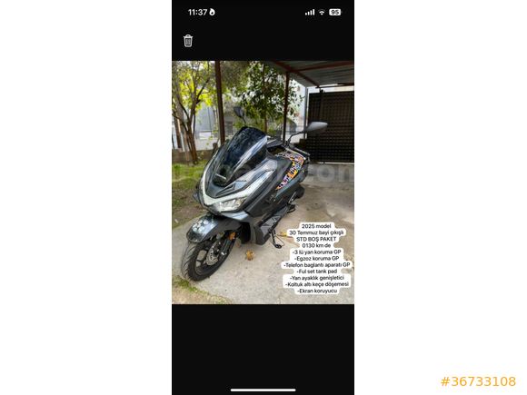 Sahibinden Honda PCX 125 STD BOŞ PAKET