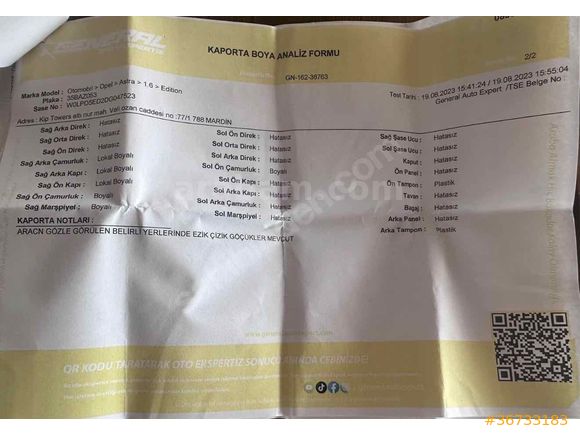 Sahibinden Opel Astra 1.6 Edition 2012 Model 
