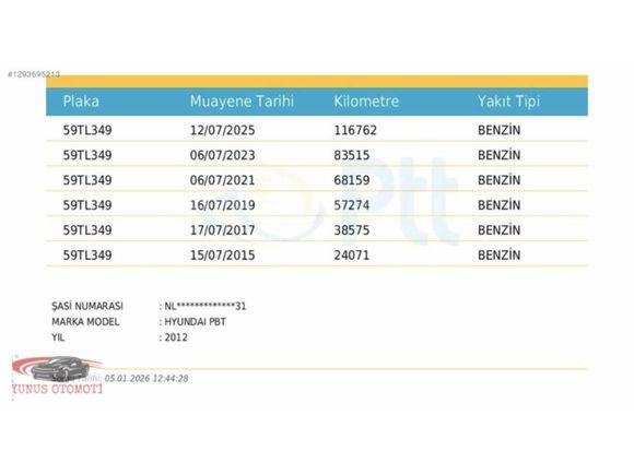 2012/JUMP/132 BİN KM/ORJİNAL/SERVİS BAKIMLI/ÇİZİKSİZ
