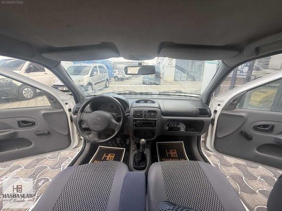 RENAULT CLİO BEYAZ 1.4 RN BENZİN LPG 2000 MODEL K.KARTI