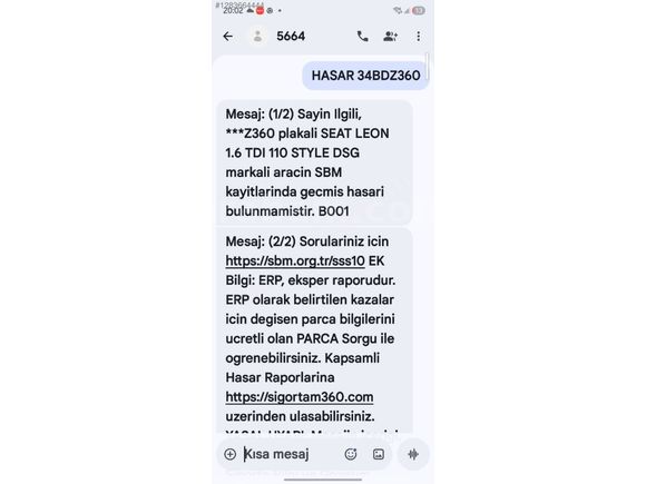 ERBENLERDEN ÇOK TEMİZ 2015 MODEL 1.6 DİZEL OTOMATİK VİTES LEON
