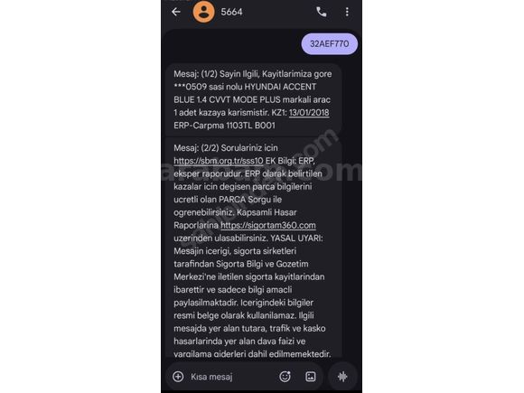 3. Sahibinden değişen yok 1.5 parça boyalı bakımlı memur arabası