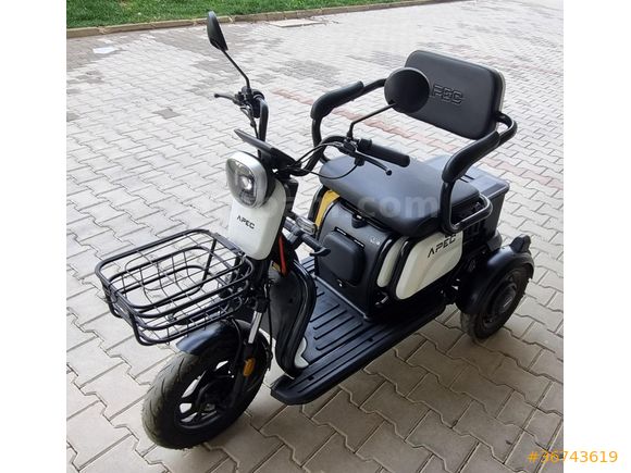 TENTE HEDİYELİ !!! Elektrikli 3 Tekerlekli Motor APEC APM2