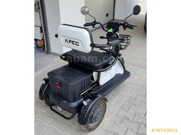 TENTE HEDİYELİ !!! Elektrikli 3 Tekerlekli Motor APEC APM2