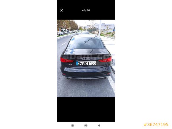 Sahibinden Audi A3 Sedan 1.6 TDI S Line 2015 Model