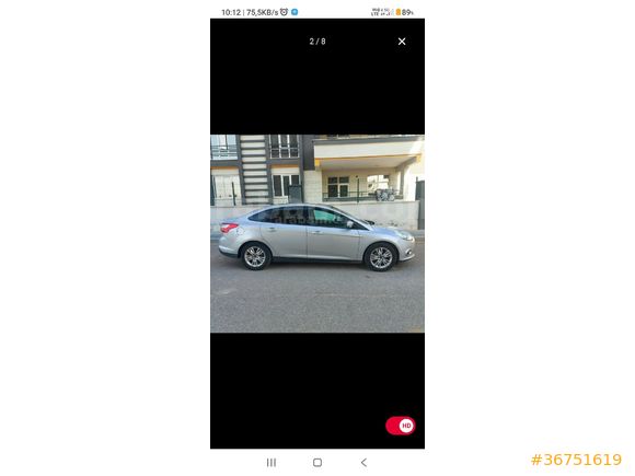 Sahibinden Ford Focus 1.6 TDCi Style 2012 Model  283.000 km
