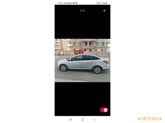 Sahibinden Ford Focus 1.6 TDCi Style 2012 Model  283.000 km