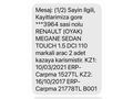 Sahibinden Renault Megane 1.5 dCi Touch 2017 Model İstanbul