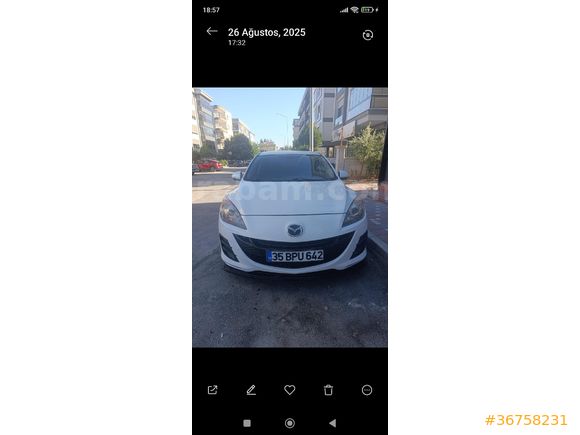 Sahibinden Mazda 3 1.6 Impressive 2012 Model