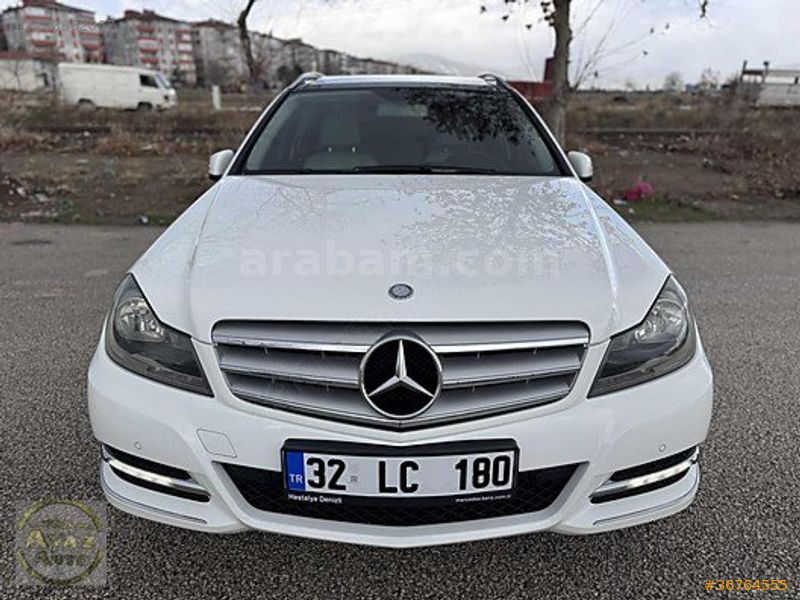 MERCEDES - BENZ C 180 BLUEEFFICIENCY ESTATE 2012 MODEL ISPARTA 196.000 KM BEYAZ