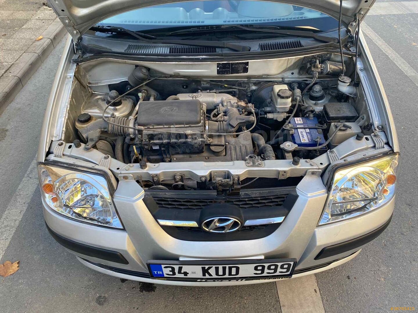 Sahibinden Hyundai Atos 1.1 GLS 2008 Model İstanbul 168.000 km Gri (Gümüş) 5