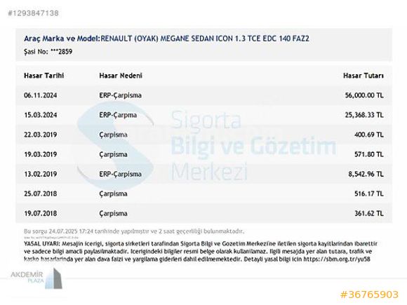 DİZEL OTOMATİK MEGANE SEDAN TOUCH